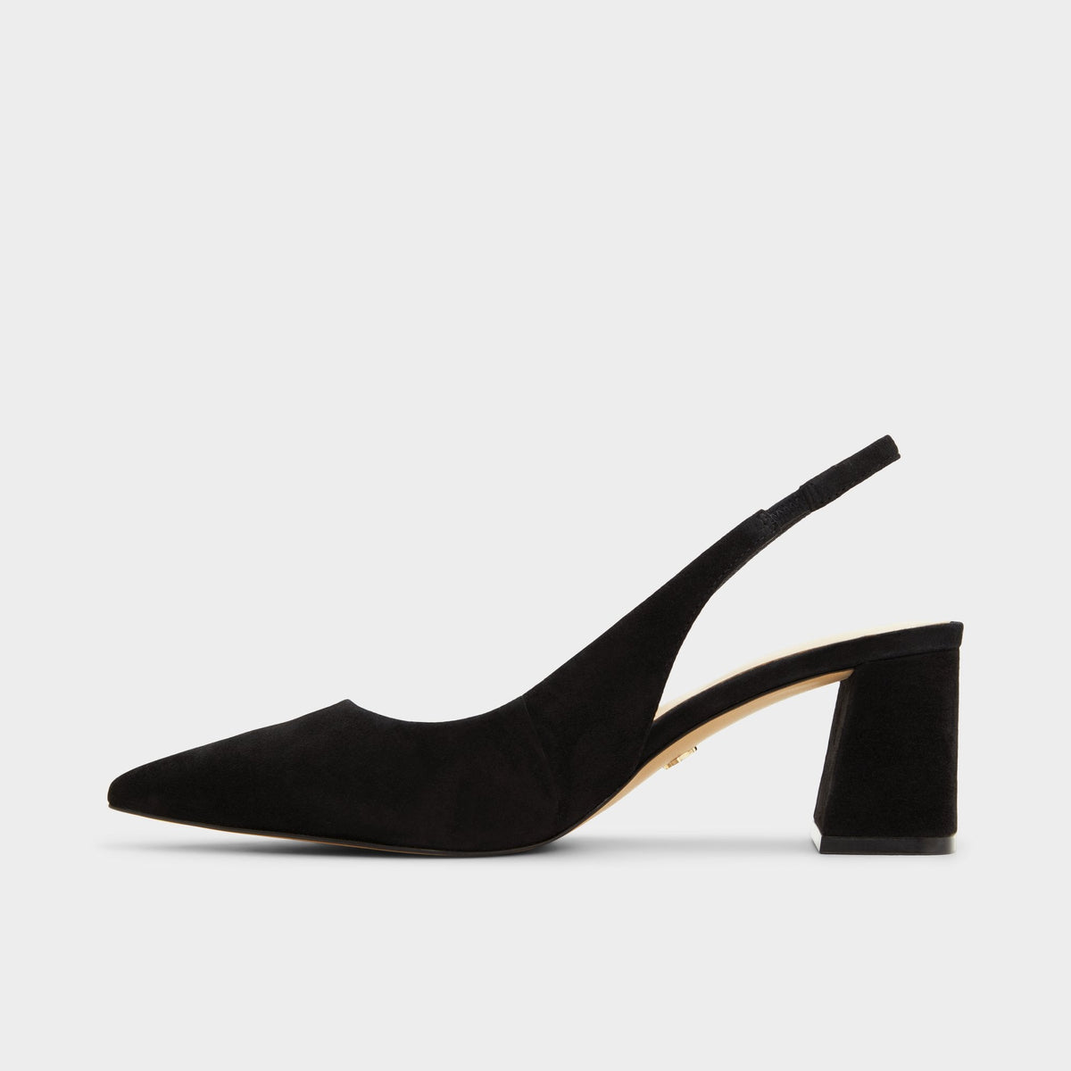 Aldo Uliana in Other Black - Slingback heel, Block heel