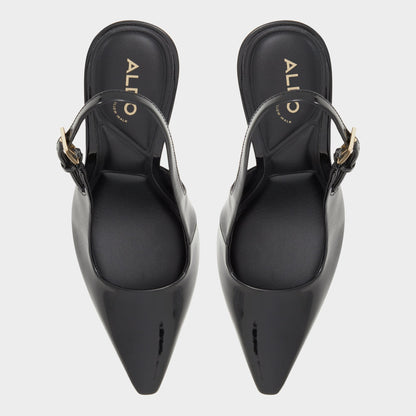 Aldo Marysa Black Women's Slingbacks - Slingback heel, Stiletto heel