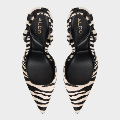 Aldo Berolden White/Black Women's Animal Prints - Slingback heel