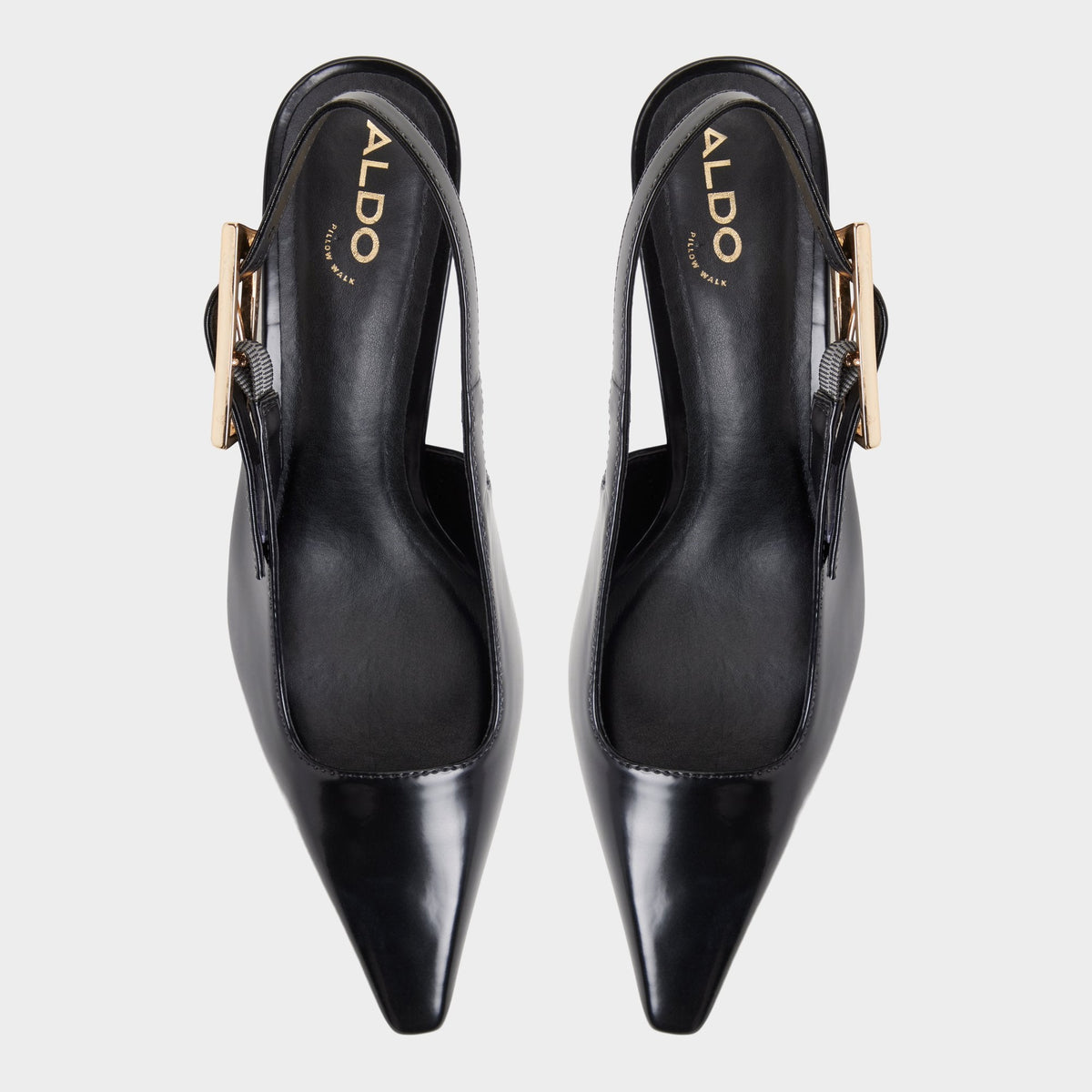 Aldo Nealie in Black 14139075 - Slingback heel, Kitten heel