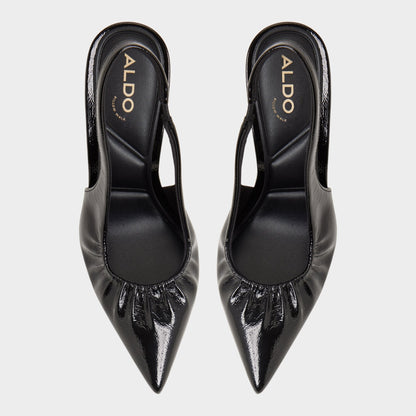 Aldo Mystie Black Women's Slingbacks - Slingback heel, Stiletto heel