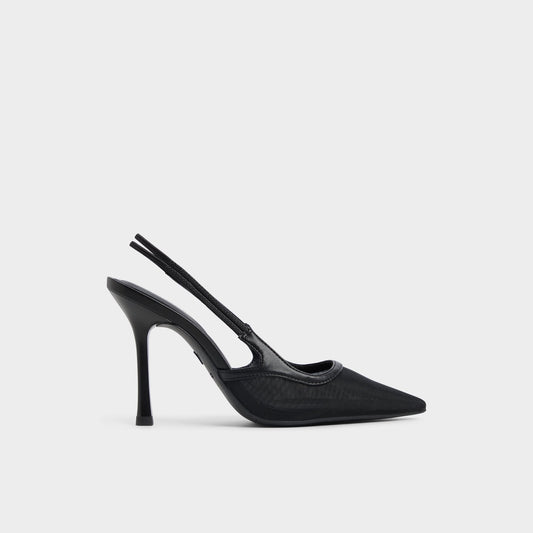 Aldo Evania Black Women's Slingbacks - Slingback heel