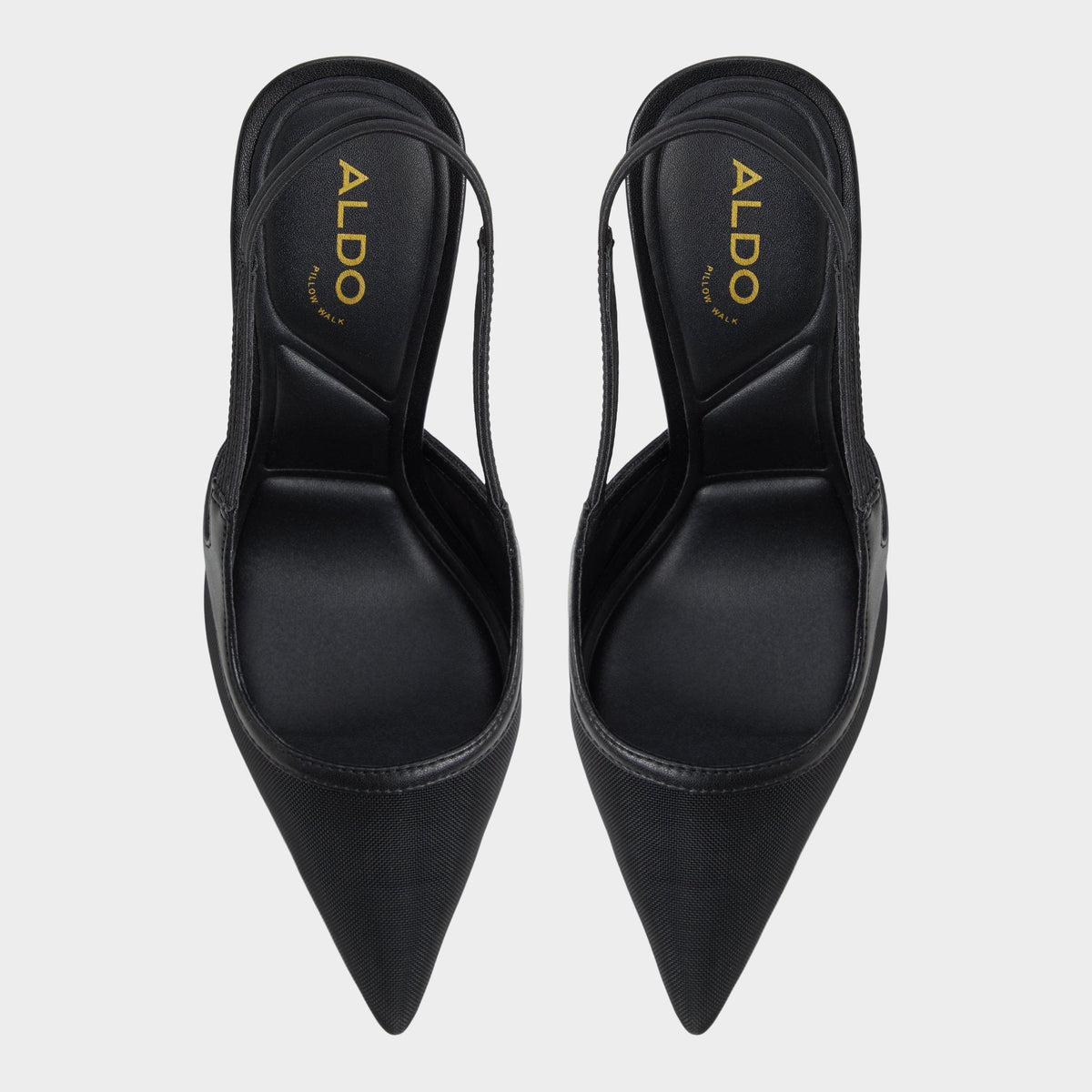 Aldo Evania Black Women's Slingbacks - Slingback heel