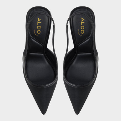 Aldo Evania Black Women's Slingbacks - Slingback heel