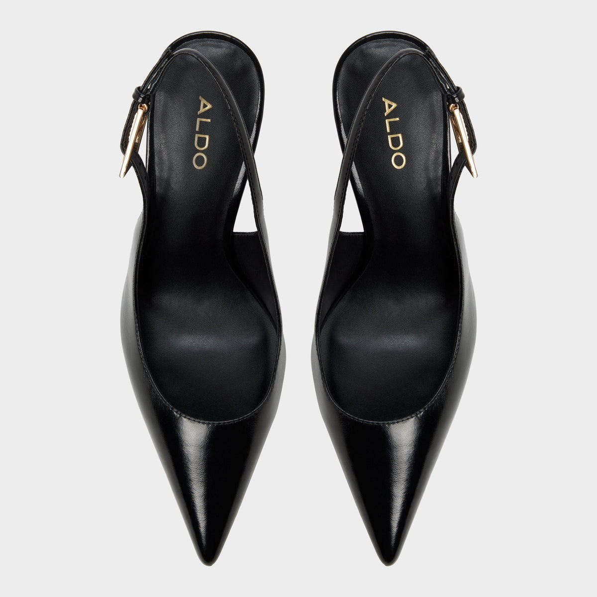 Aldo Syliaa in Open Black - Slingback heel