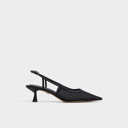 Aldo Maxina Black Women's Kitten heels - Slingback heel, Kitten heel