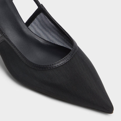 Aldo Maxina Black Women's Kitten heels - Slingback heel, Kitten heel