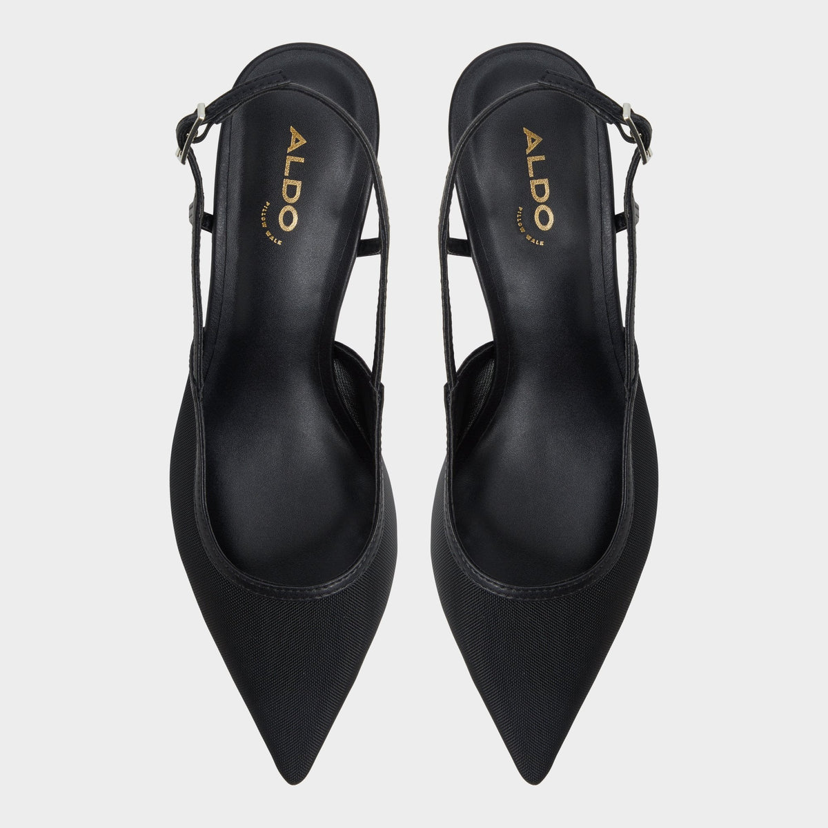 Aldo Maxina Black Women's Kitten heels - Slingback heel, Kitten heel