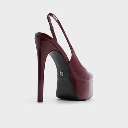 Aldo Thanlinie in Dark Red - Slingback heeled sandal, Platform