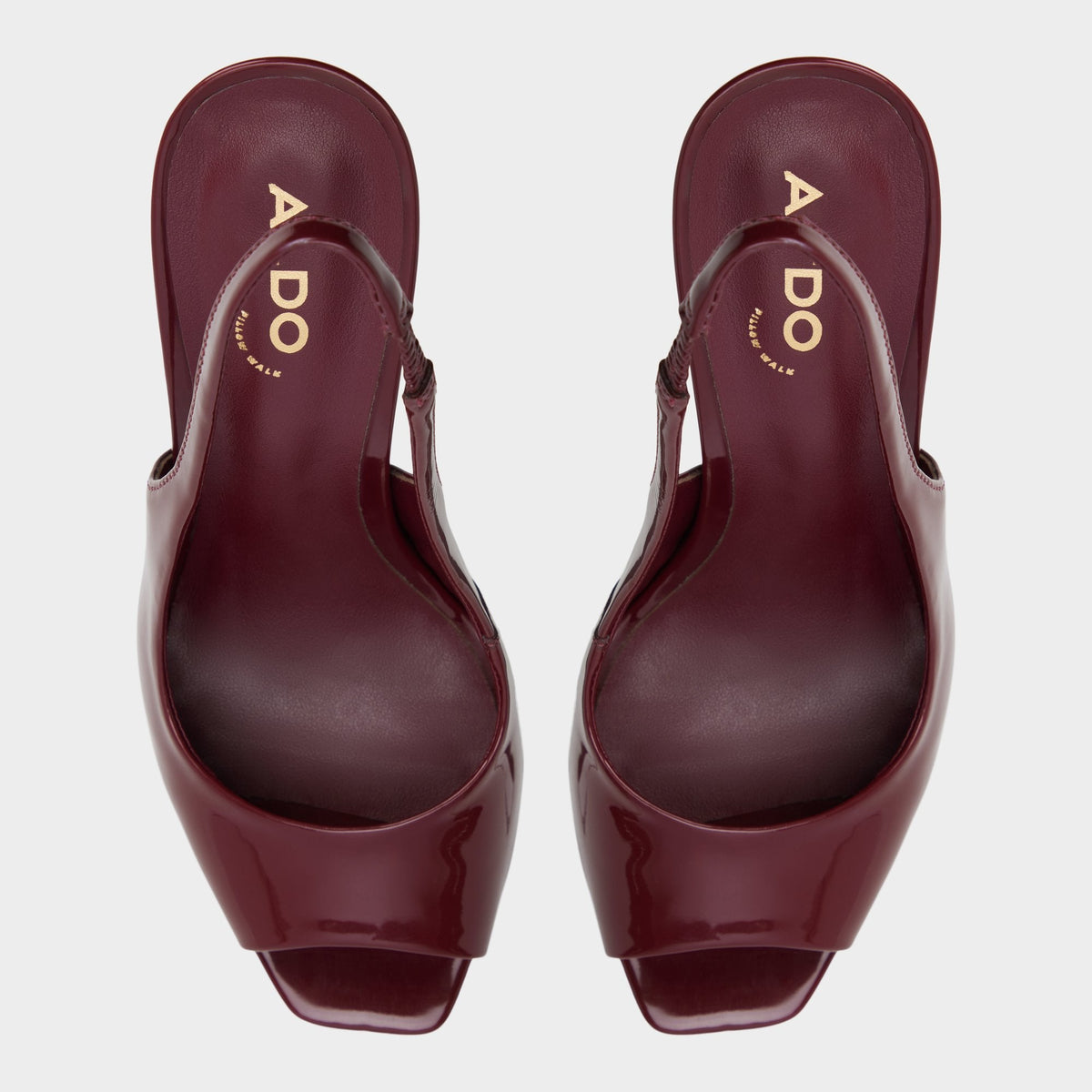Aldo Thanlinie in Dark Red - Slingback heeled sandal, Platform
