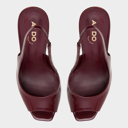 Aldo Thanlinie in Dark Red - Slingback heeled sandal, Platform