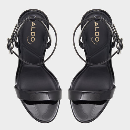 Aldo Katelina Black Women's Heeled sandals - Strappy heeled sandal, Stiletto platform