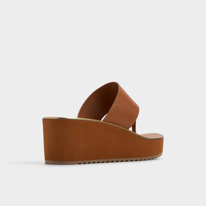 Aldo Penelopy Medium Brown Women's Platform sandals - Wedge sandal, Wedge heel