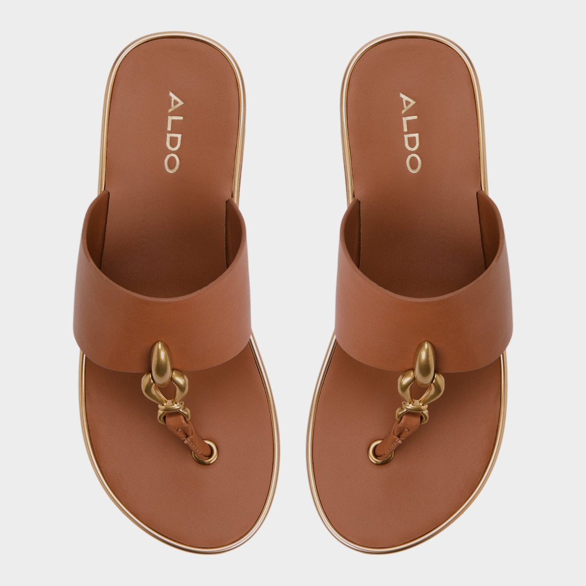 Aldo Penelopy Medium Brown Women's Platform sandals - Wedge sandal, Wedge heel