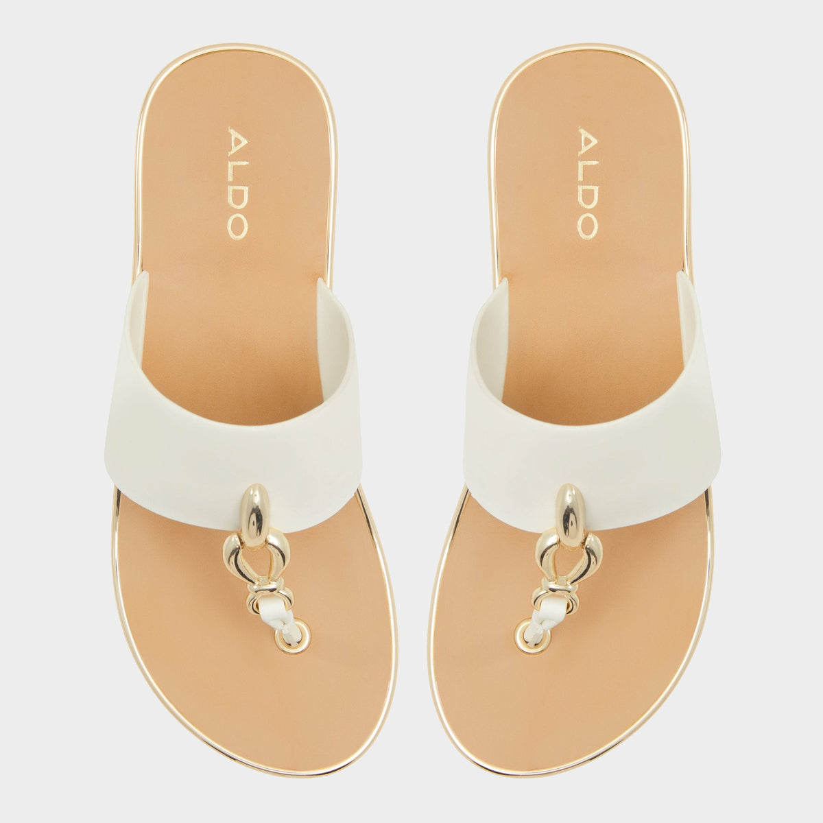 Aldo Penelopy White Women's Wedges - Wedge sandal, Wedge heel