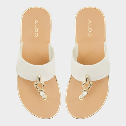 Aldo Penelopy White Women's Wedges - Wedge sandal, Wedge heel