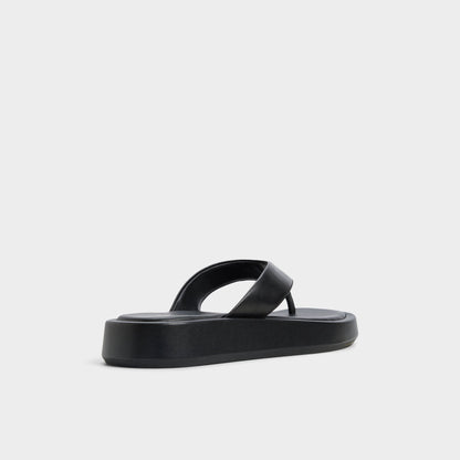 Aldo Grettle Black Women's Flats - Flip flop, Flatform