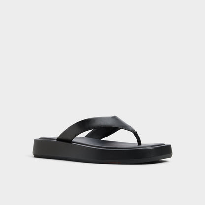 Aldo Grettle Black Women's Flats - Flip flop, Flatform