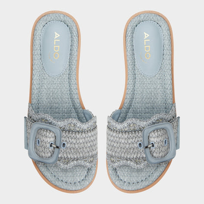 Aldo Wavynelly Other Blue Women's Flats - Slide sandal, Platform