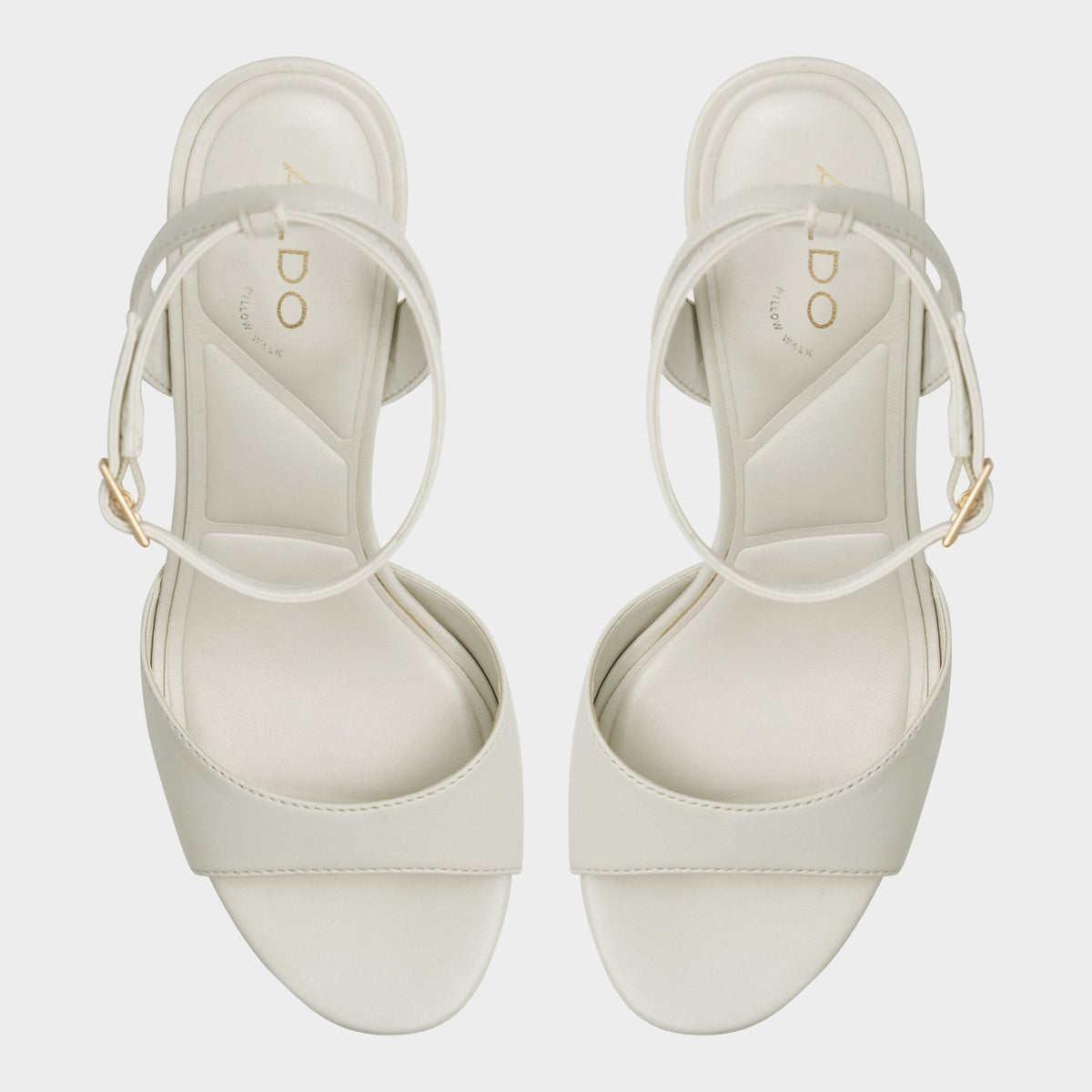 Aldo Valoria White Women's Platform sandals - Strappy heeled sandal