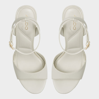 Aldo Valoria White Women's Platform sandals - Strappy heeled sandal