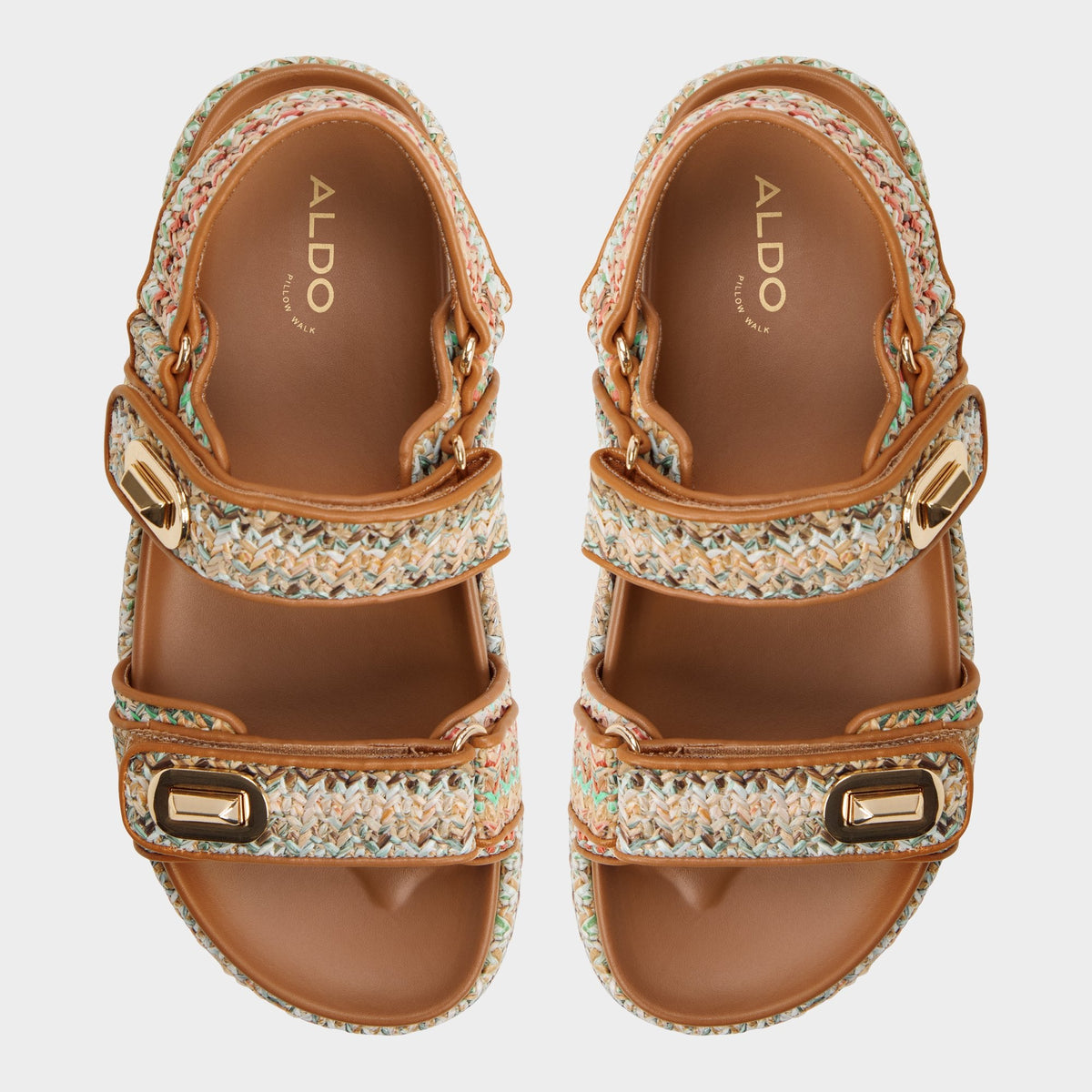 Aldo Sunhaven Bright Multi Women's Platform sandals - Footbed sandal