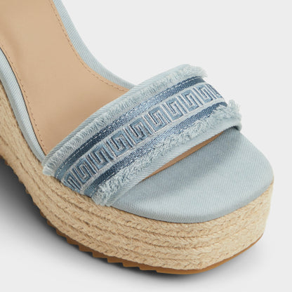 Aldo Aberitram Denim Women's Platform sandals - Wedge sandal