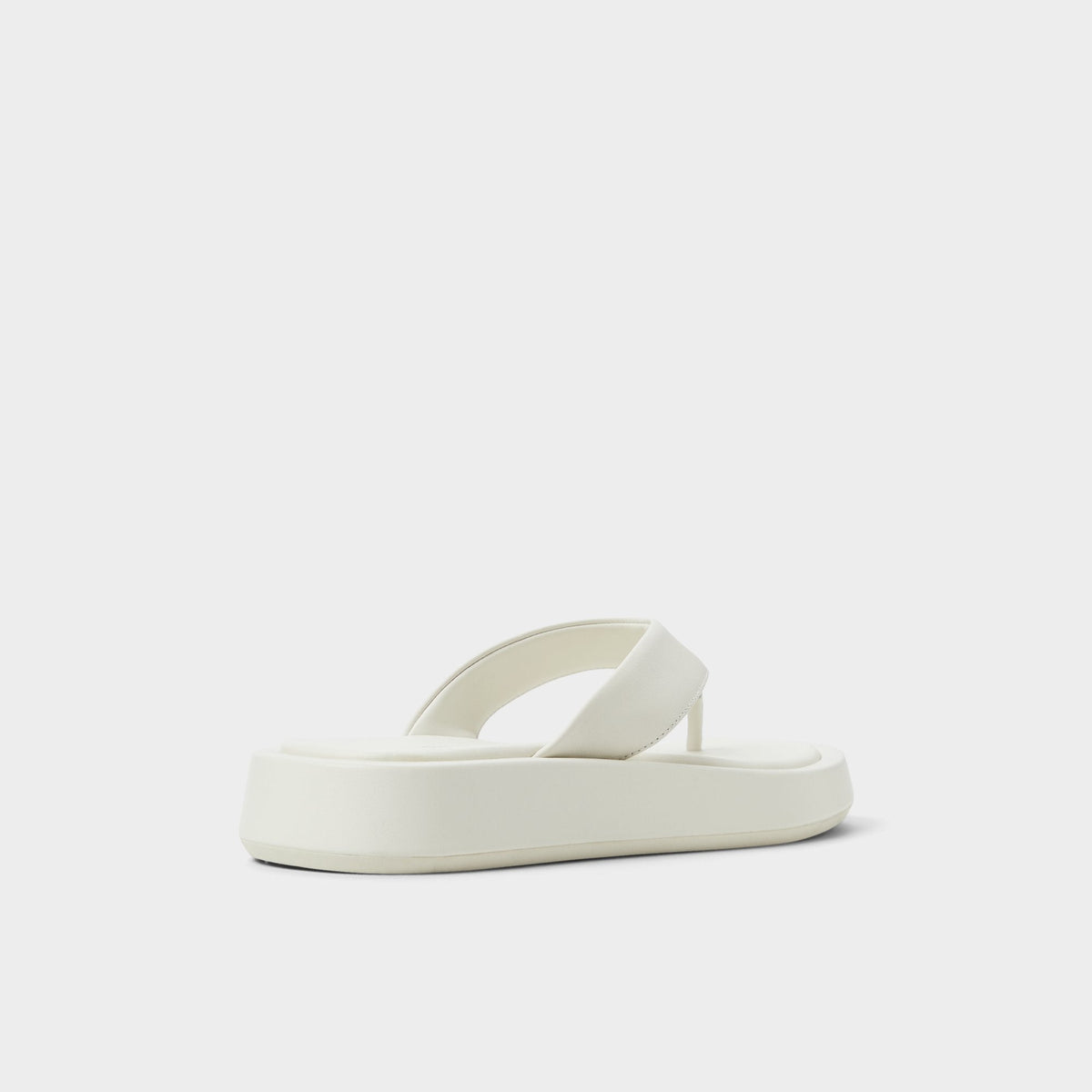 Aldo Grettle White/Bone Women's Flats - Flip flop, Flatform