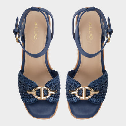 Aldo Ybylin Navy Women's Platform sandals - Wedge sandal