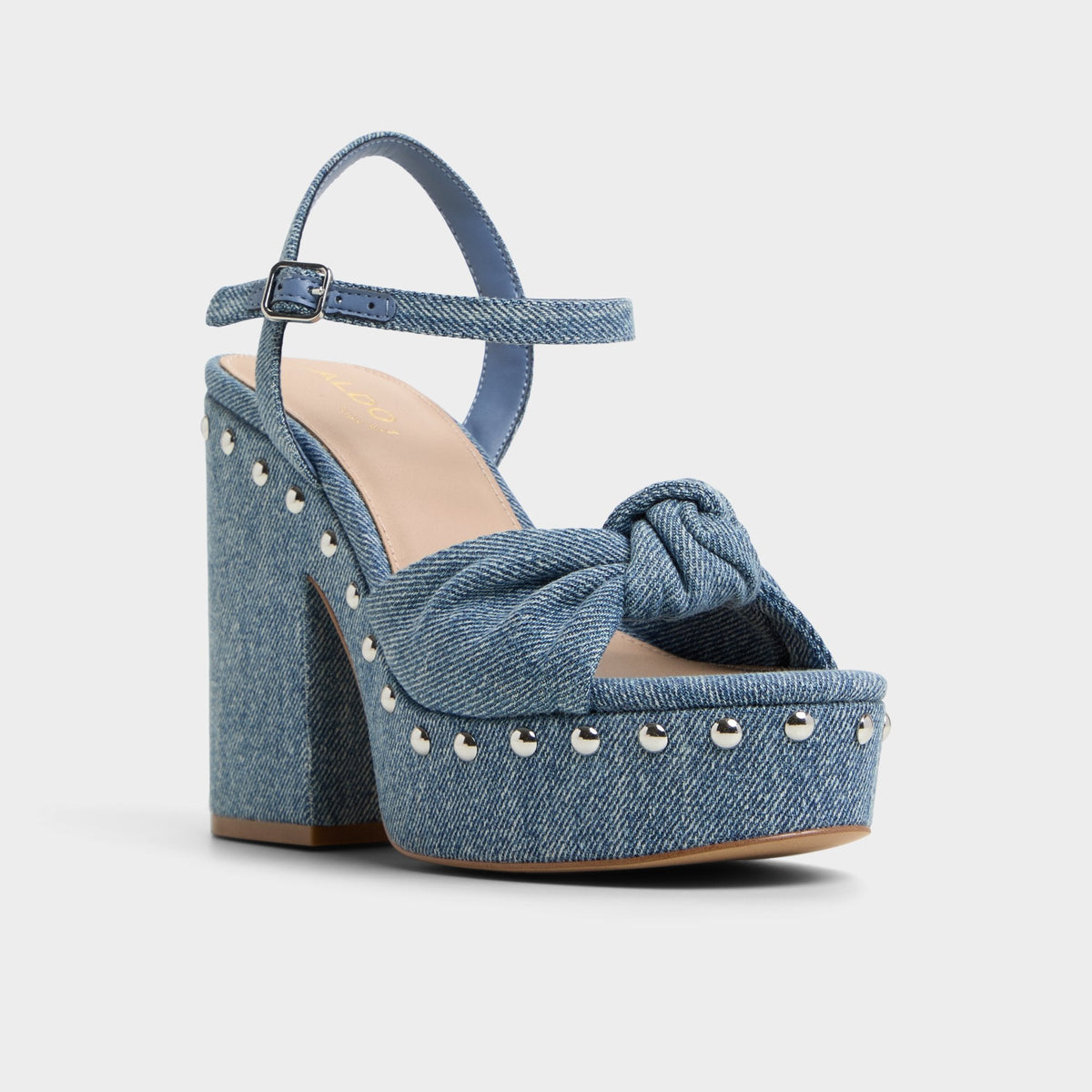 Aldo Ulialdan Blue Combo Women's Platform sandals - Strappy heeled sandal