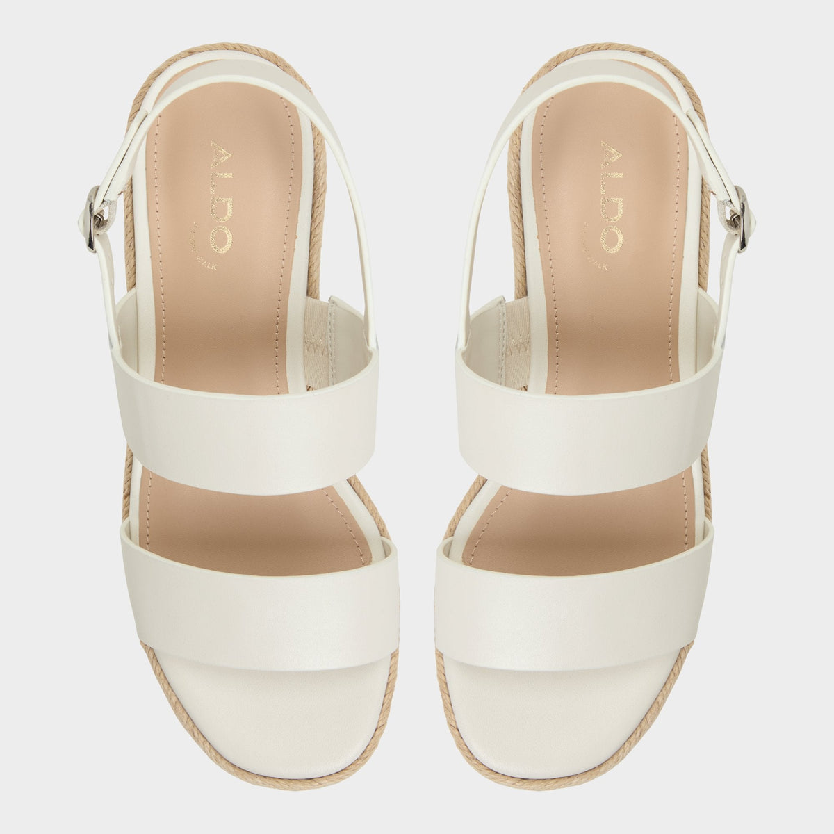 Aldo Keoni Open White Women's Platform sandals - Wedge sandal