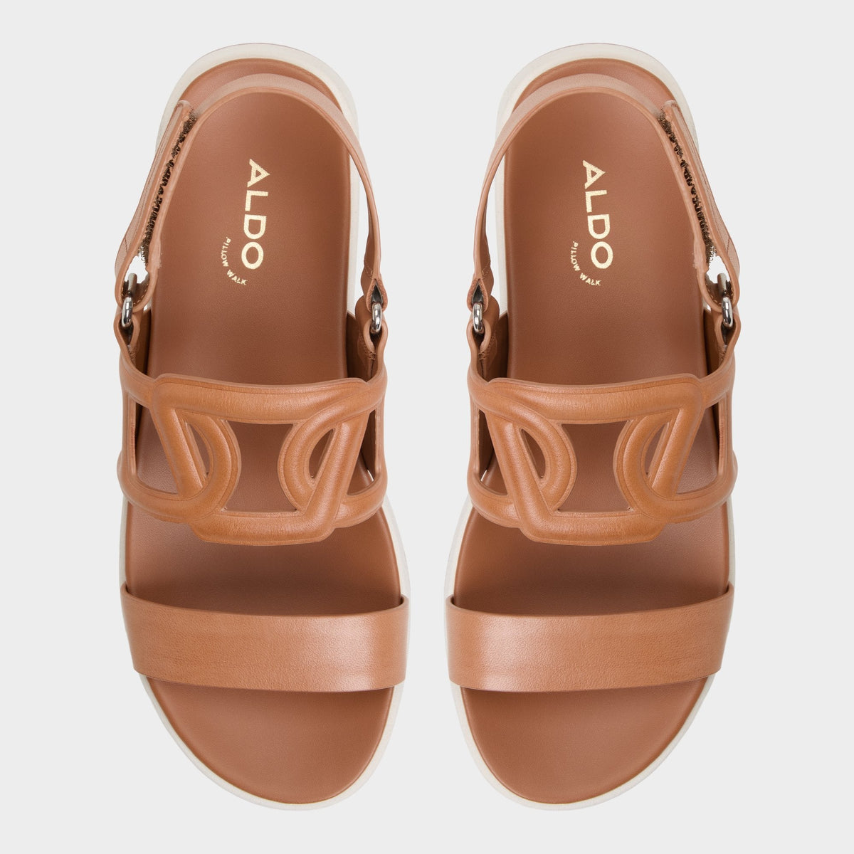 Aldo Onuvia Medium Brown Women's Footbed sandals - Footbed sandal, Flatform