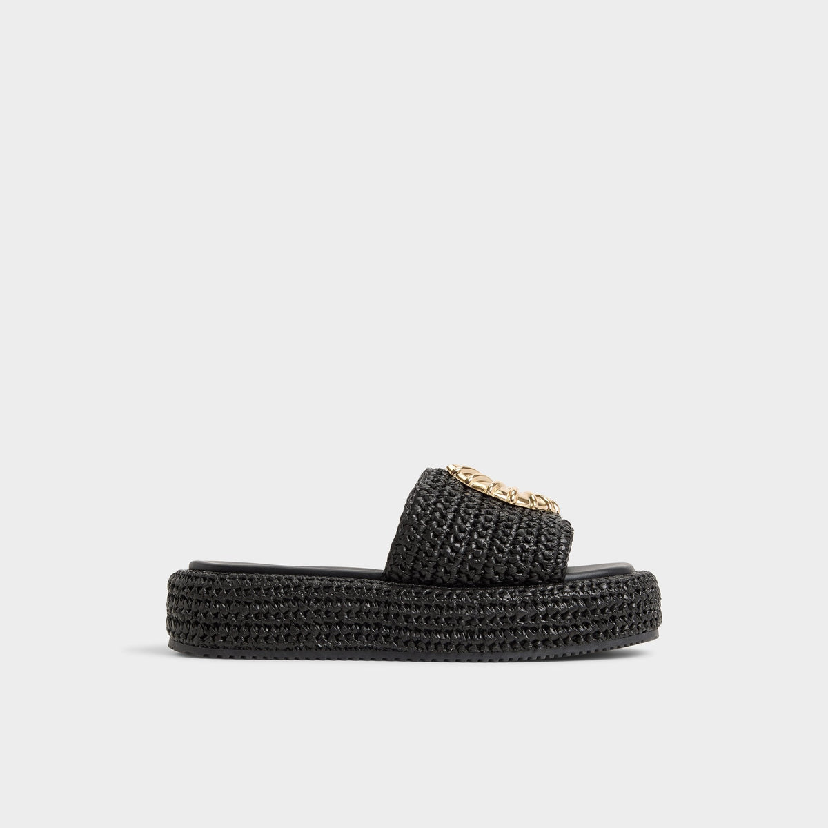 Aldo Justbeachy Black Women's Platform sandals - Flatform sandal