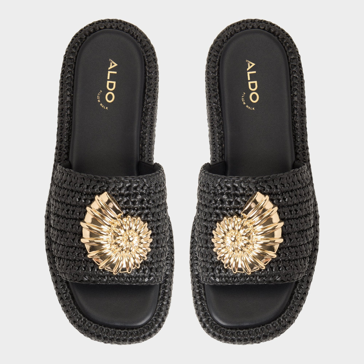Aldo Justbeachy Black Women's Platform sandals - Flatform sandal
