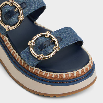 Aldo Kaeithien Dark Blue Women's Platform sandals - Slide sandal