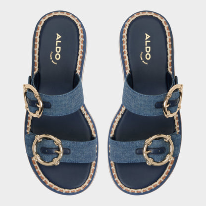 Aldo Kaeithien Dark Blue Women's Platform sandals - Slide sandal