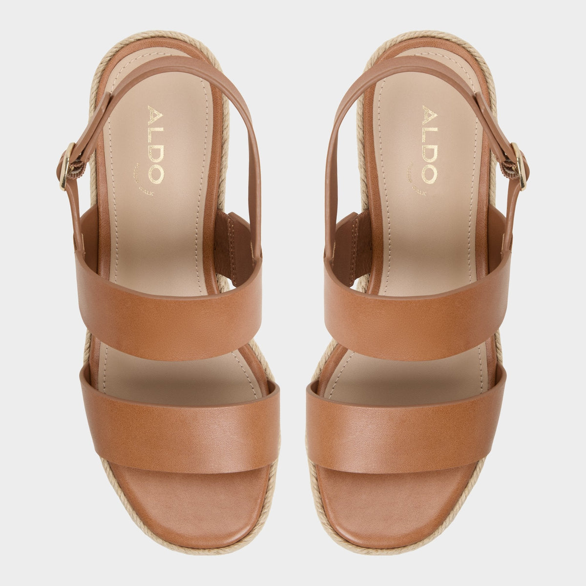Aldo Keoni Medium Brown Women's Platform sandals - Wedge sandal