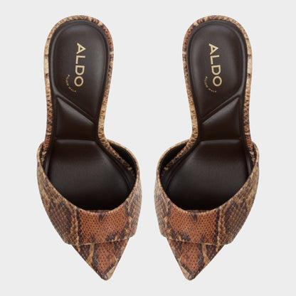 Aldo Anniebrilden in Brown Multi 14190598 - Heeled mule, Stiletto heel