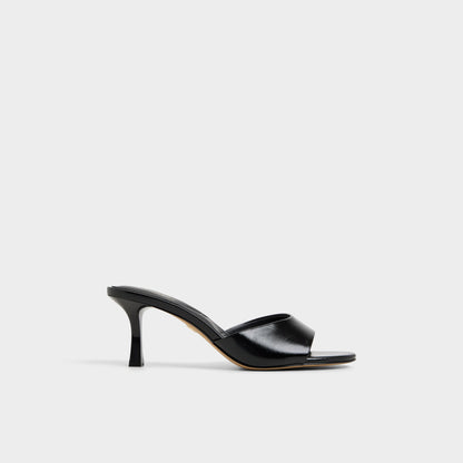 Aldo Annaberaen in Black - Heeled mule, Stiletto heel