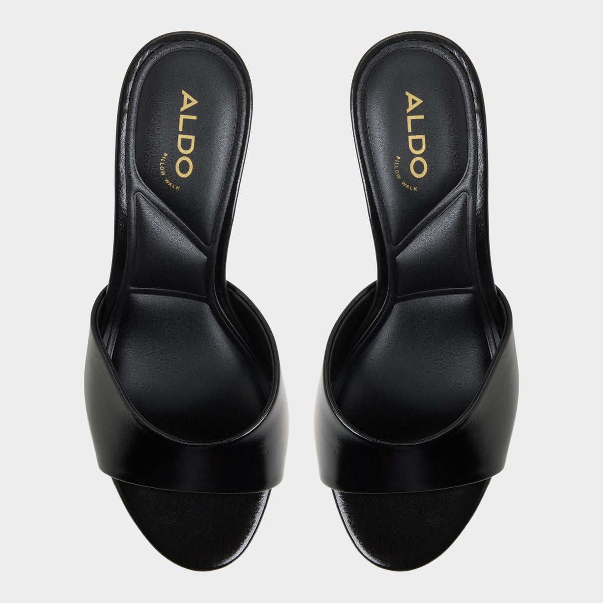 Aldo Annaberaen in Black - Heeled mule, Stiletto heel