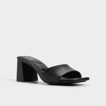 Aldo Tisha Black Women's Heeled mules - Heeled mule, Block heel
