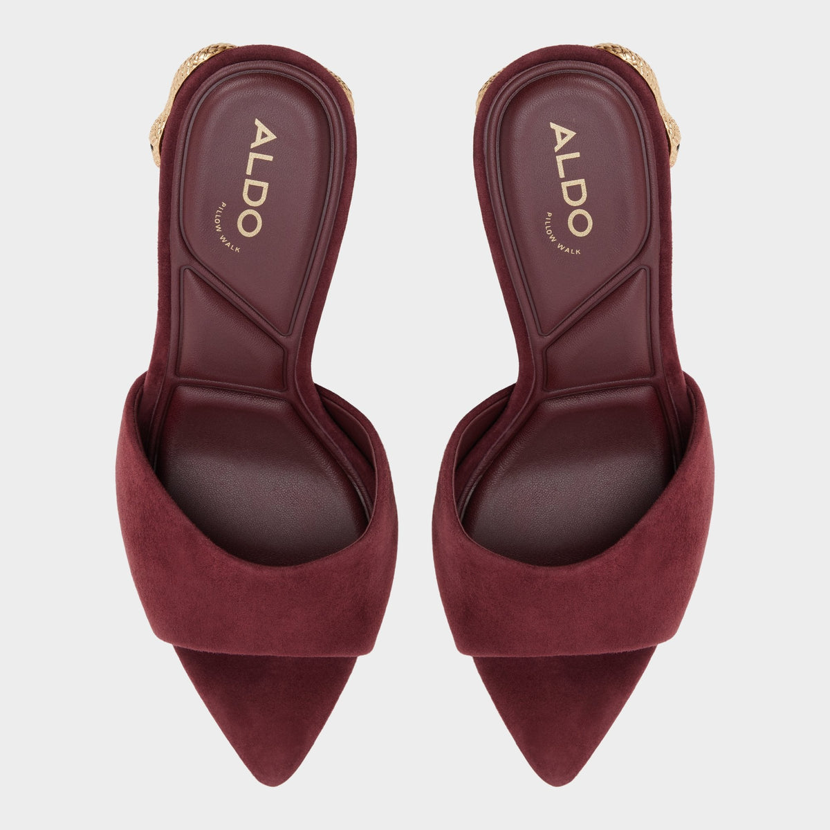 Aldo Seashella in Bordo - Heeled mule