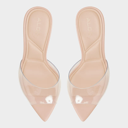 Aldo Anitabrilden Beige Women's Mule slides - Heeled mule, Stiletto heel