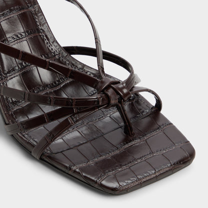 Aldo Lumera in Dark Brown - Heeled mule, Stiletto heel