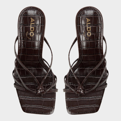 Aldo Lumera in Dark Brown - Heeled mule, Stiletto heel