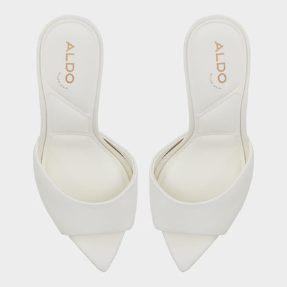 Aldo Anniebrilden White Women's Heeled mules - Heeled mule, Stiletto heel