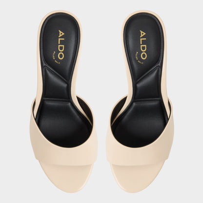 Aldo Annaberaen in Light Beige - Heeled mule, Stiletto heel