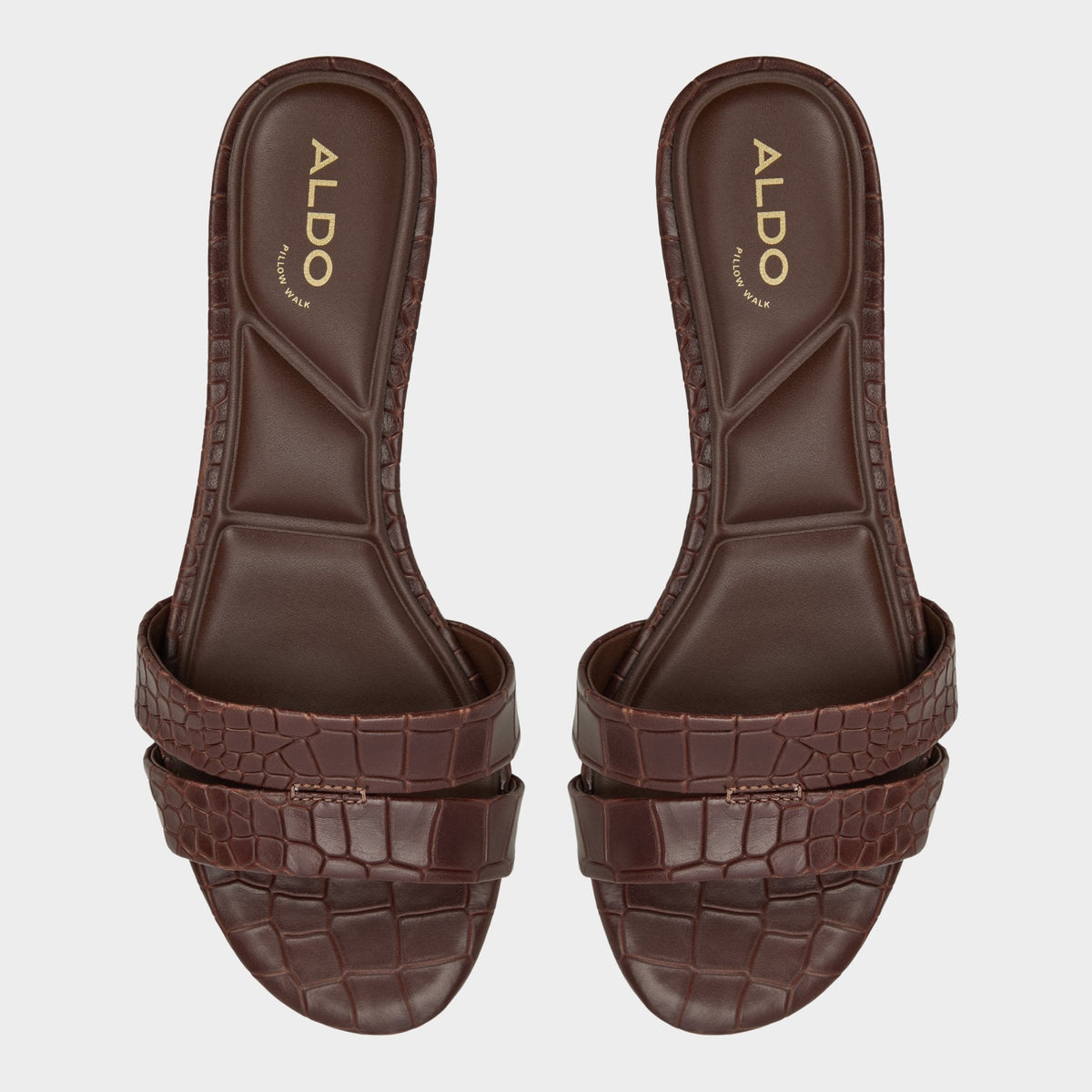 Aldo Scarletta Dark Brown Women's Heeled mules - Heeled mule, Kitten heel