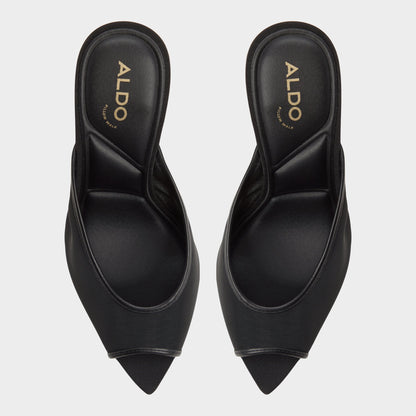 Aldo Elennah in Black 14161302 - Heeled mule, Stiletto heel