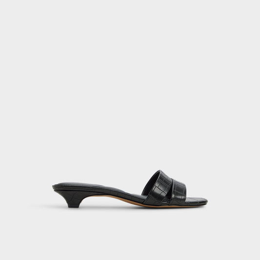 Aldo Scarletta Black Women's Heeled mules - Heeled mule, Kitten heel